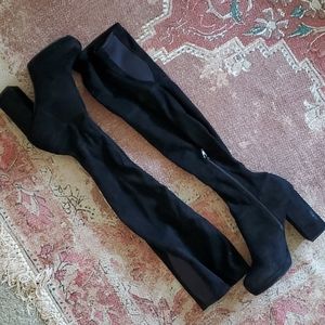 Black Over the knee boots